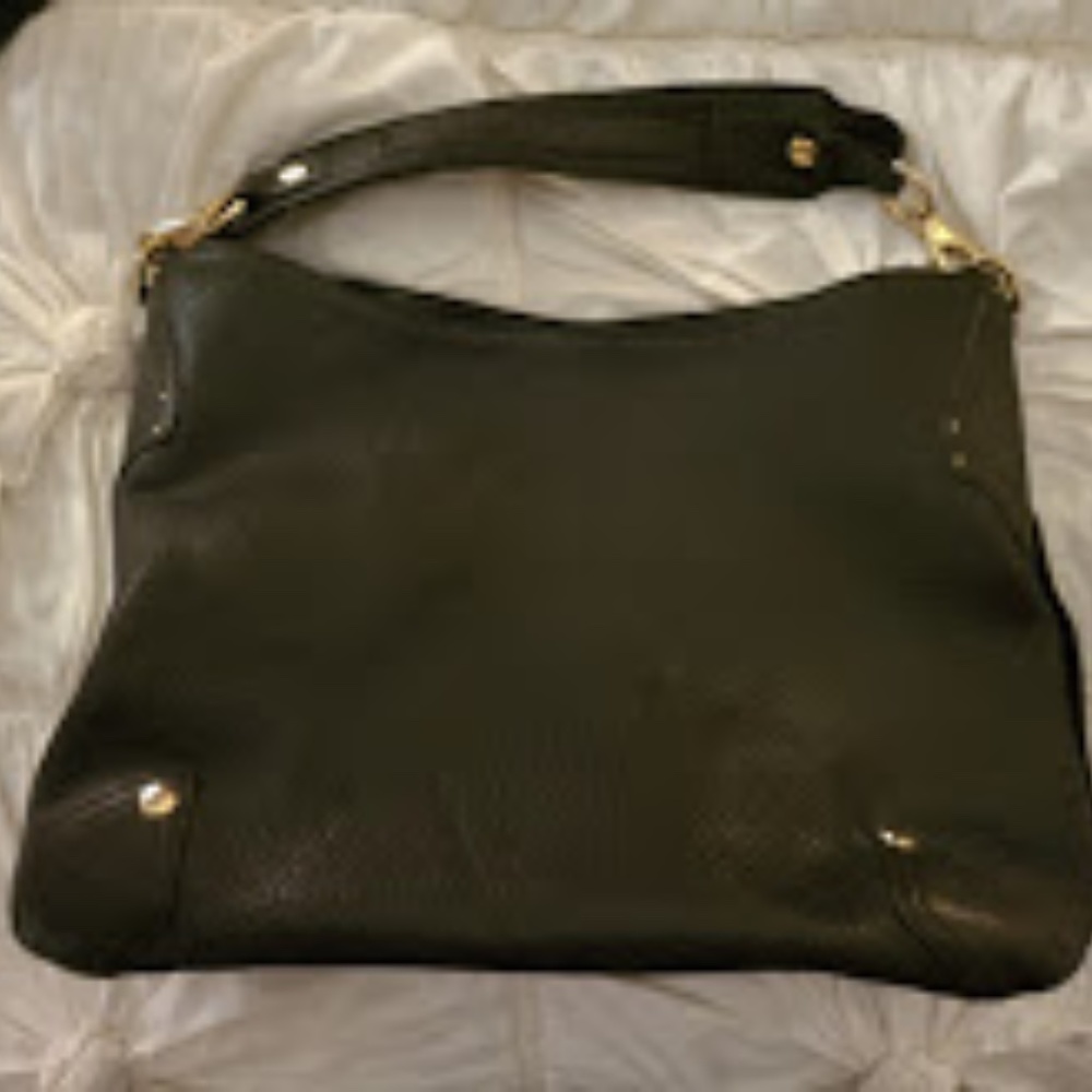 Cole Haan Dark Brown Leather Shoulder Bag